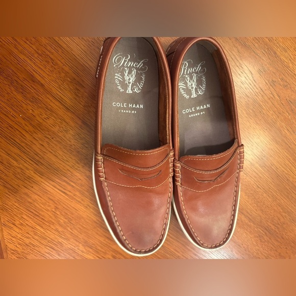 Cole Haan Pinch Marine Classic Brown Penny Loafer Shoe C21986 10.5